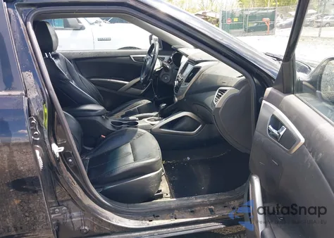 2014 Hyundai Veloster Flex W/Black z USA, uszkodzony, nr VIN KMHTC6AD2EU212693